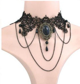 Lace necklace all-match necklace