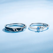 Dream Planet Couple Rings Fashion Personality Rings Men and Women Rings