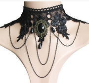 Lace necklace all-match necklace