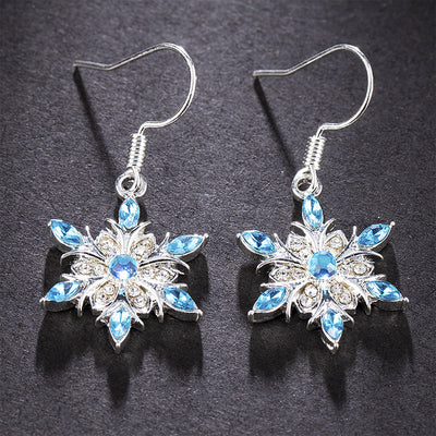 Jewelry Two Color Jeweled Earrings